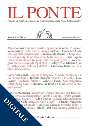 Il Ponte, numero 5 / 2022. Digitale