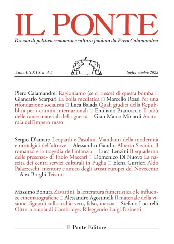 Il Ponte, numero 4-5 / 2023