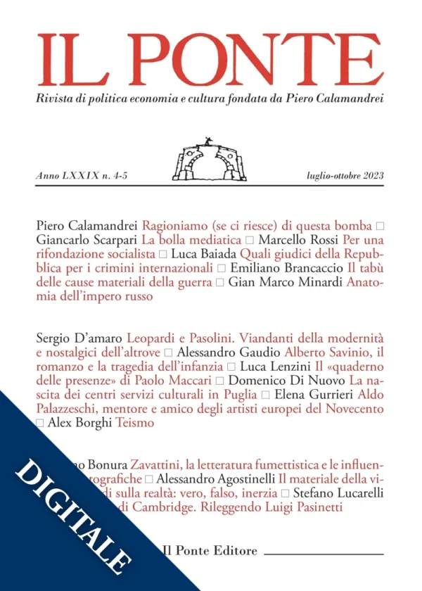 Il Ponte, numero 4-5 / 2023. Digitale