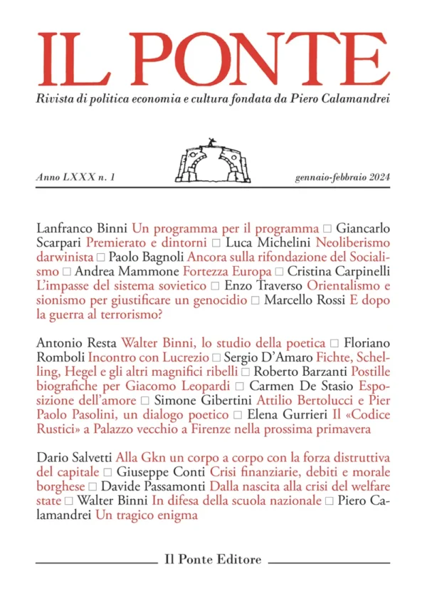 Il Ponte, numero 1 / 2024