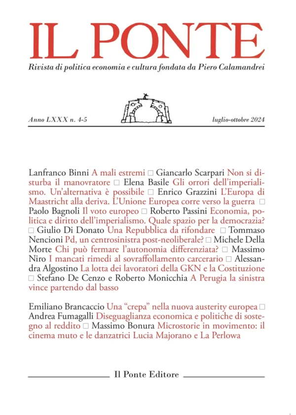 Il Ponte, numero 4-5 / 2024