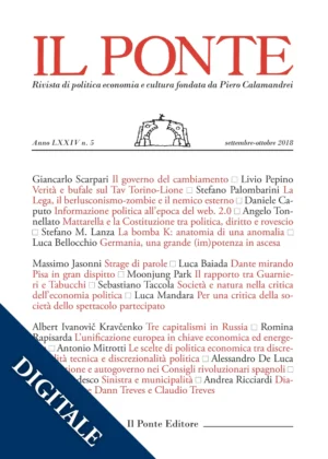 Il Ponte, numero 5 / 2018. Digitale