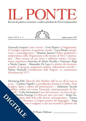 Il Ponte, numero 4 / 2019. Digitale