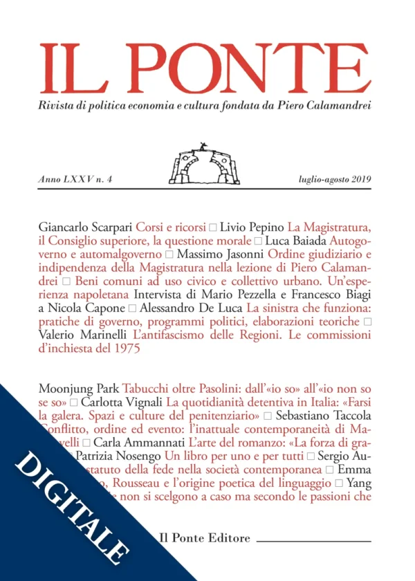 Il Ponte, numero 4 / 2019. Digitale