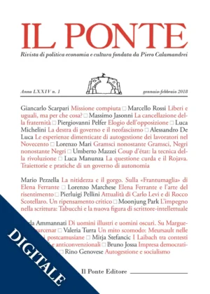 Il Ponte, numero 1 / 2018. Digitale