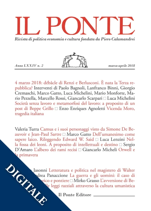 Il Ponte, numero 2 / 2018. Digitale