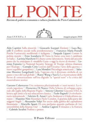 Il Ponte, numero 3 / 2026